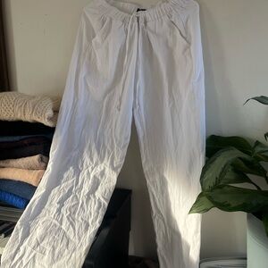 White Casual Pants